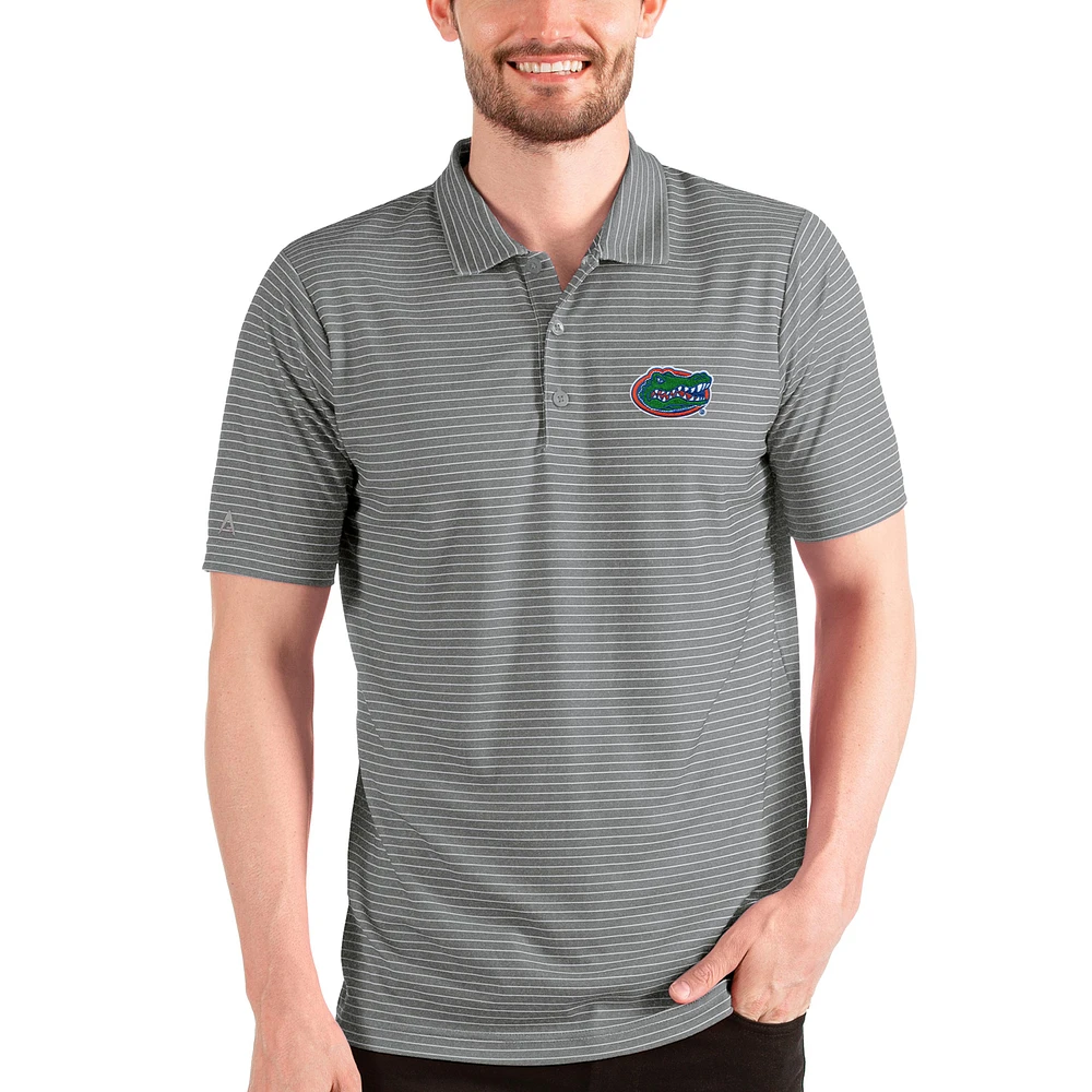 Men's Antigua Steel/White Florida Gators Esteem Polo