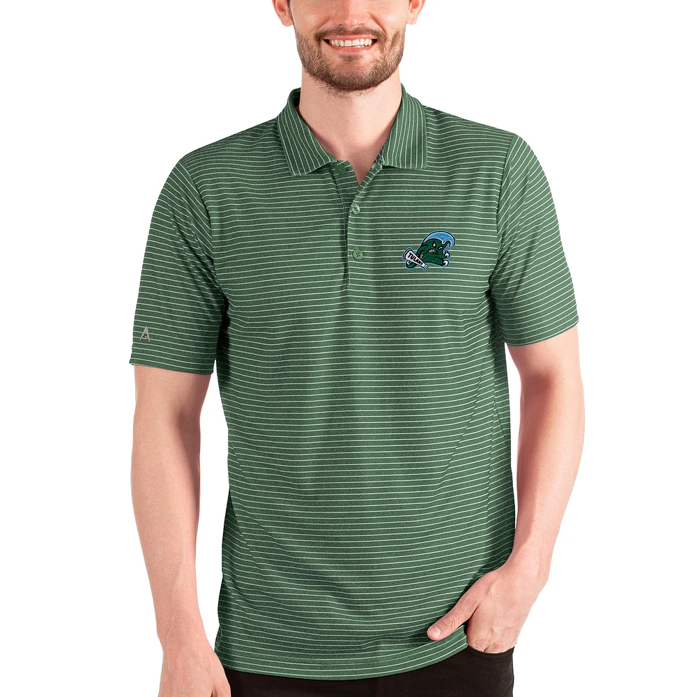 Men's Antigua Forest Green/White Tulane Green Wave Esteem Polo