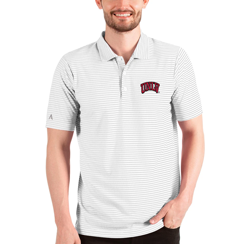 Men's Antigua White/Silver UNLV Rebels Esteem Polo