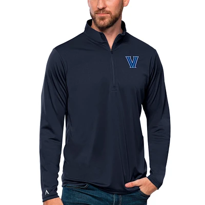 Men's Antigua Navy Villanova Wildcats Tribute Quarter-Zip Top