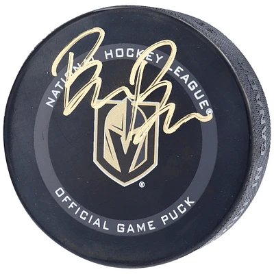 Brendan Brisson Vegas Golden Knights Autographed Official Game Puck