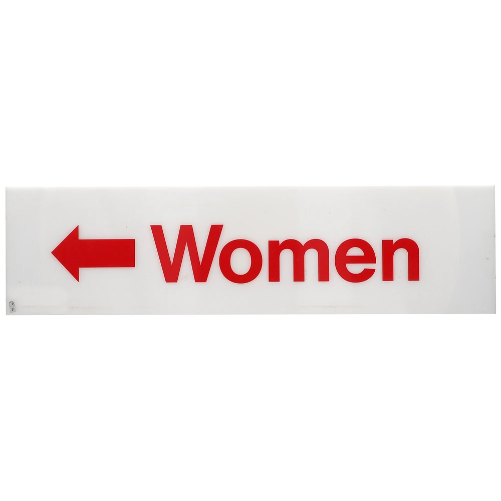 New York Yankees Event-Used Women "Left" Sign from Original Yankee Stadium