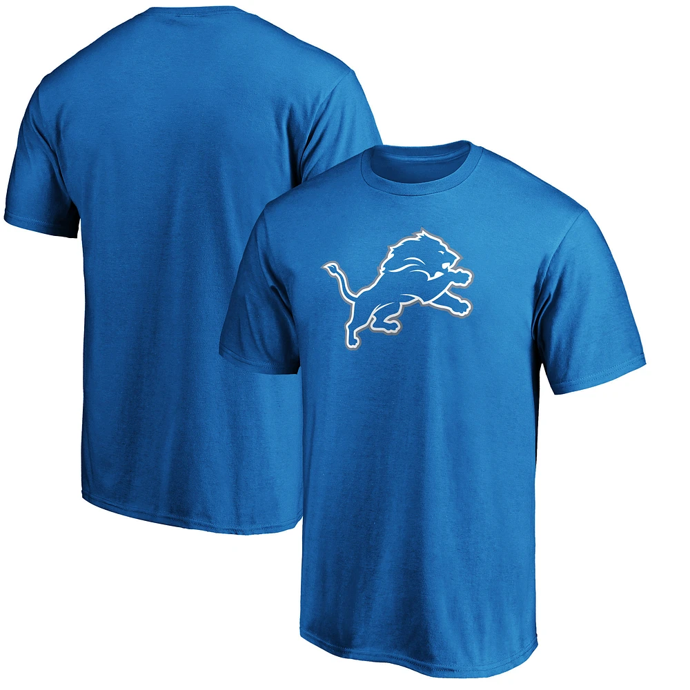 Men's Fanatics Blue Detroit Lions Primary Logo T-Shirt