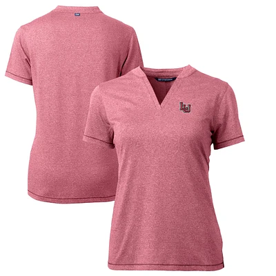 Women's Cutter & Buck Cardinal Lamar Cardinals Forge Blade V-Neck Top