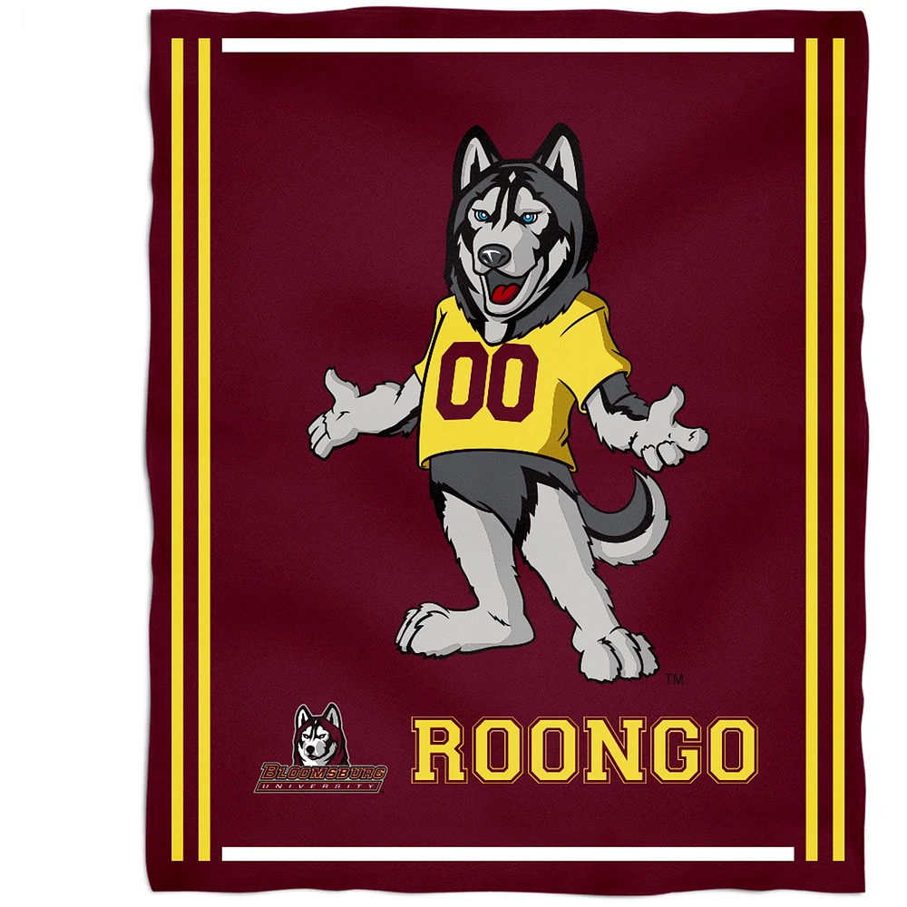Bloomsburg Huskies 36'' x 48'' Children's Mascot Plush Blanket