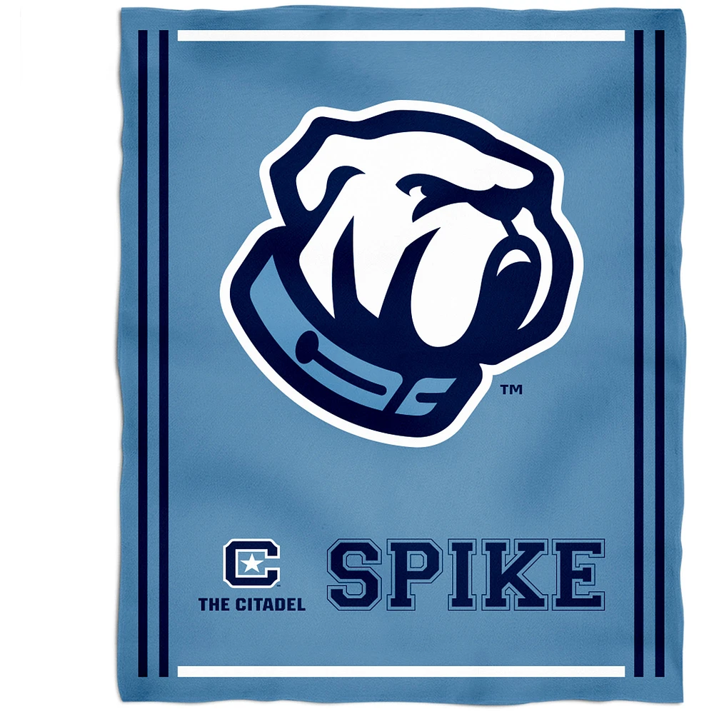 Citadel Bulldogs 36'' x 48'' Children's Mascot Plush Blanket