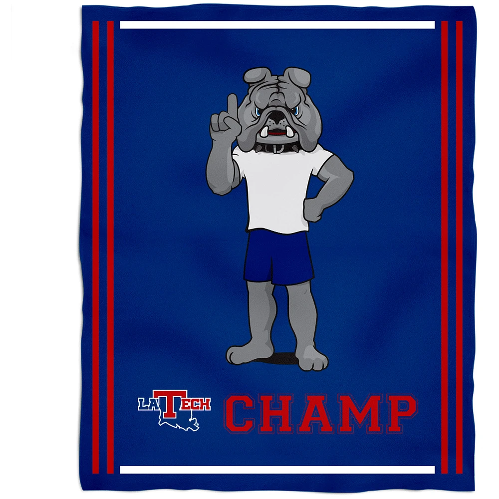 Louisiana Tech Bulldogs 36'' x 48'' Children's Mascot Plush Blanket
