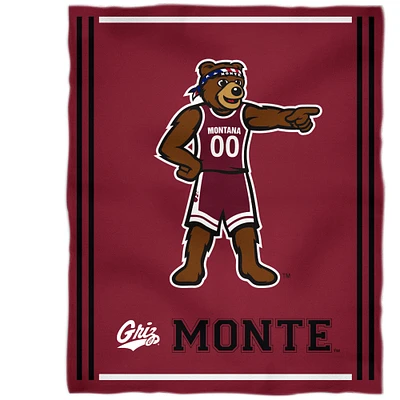 Montana Grizzlies 36'' x 48'' Children's Mascot Plush Blanket