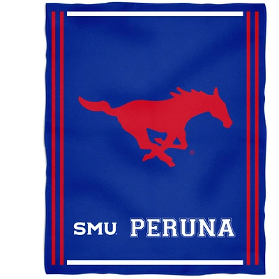 SMU Mustangs 36'' x 48'' Children's Mascot Plush Blanket
