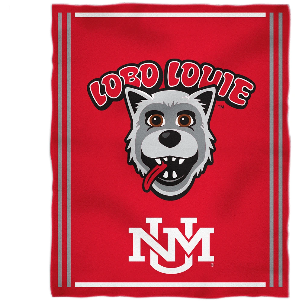 New Mexico Lobos 36'' x 48'' Children's Mascot Plush Blanket