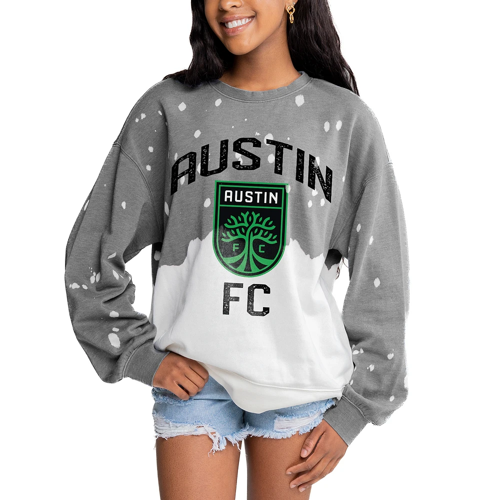 Women's Gameday Couture Gray Austin FC Twice As Nice Pullover Sweatshirt