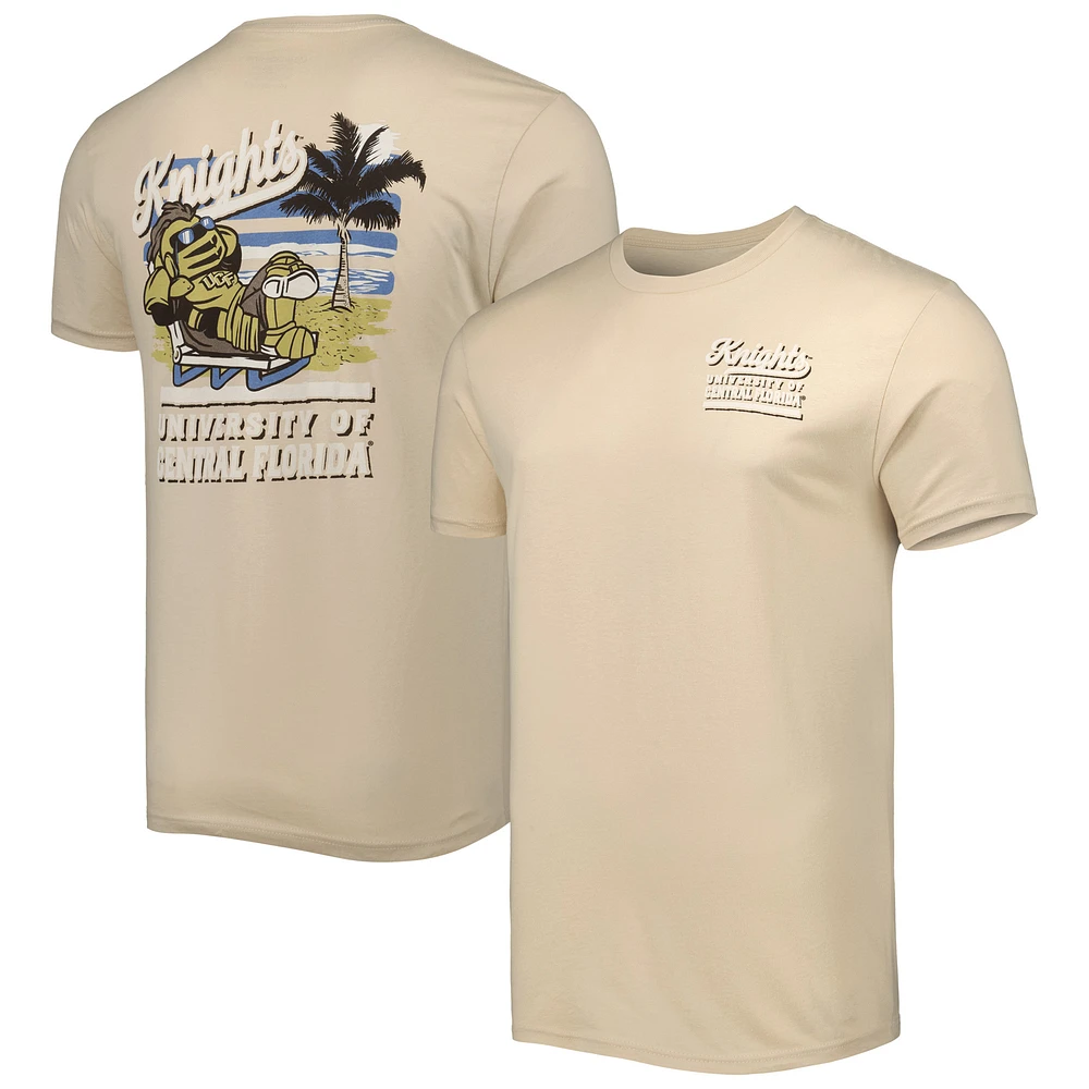 Men's Natural UCF Knights Hyperlocal Beach Premium T-Shirt