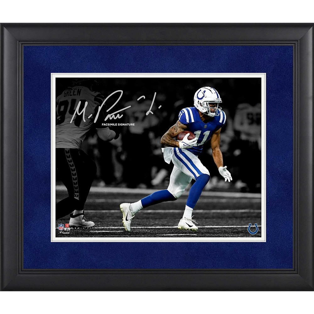 Michael Pittman Jr. Indianapolis Colts Facsimile Signature Framed 11'' x 14'' Spotlight Photograph