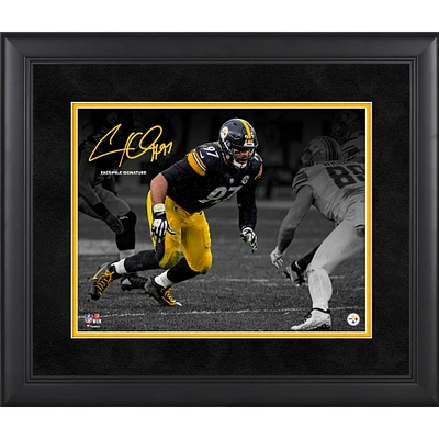 Cameron Heyward Pittsburgh Steelers Facsimile Signature Framed 11" x 14" Spotlight Photograph