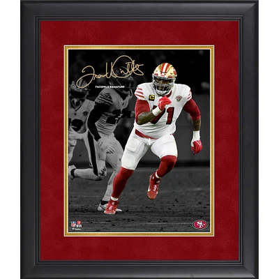 Trent Williams San Francisco 49ers Facsimile Signature Framed 11" x 14" Spotlight Photograph