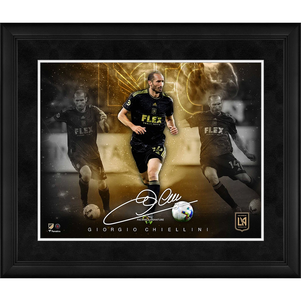 Giorgio Chiellini LAFC Facsimile Signature Framed 16" x 20" Stars of the Game Collage