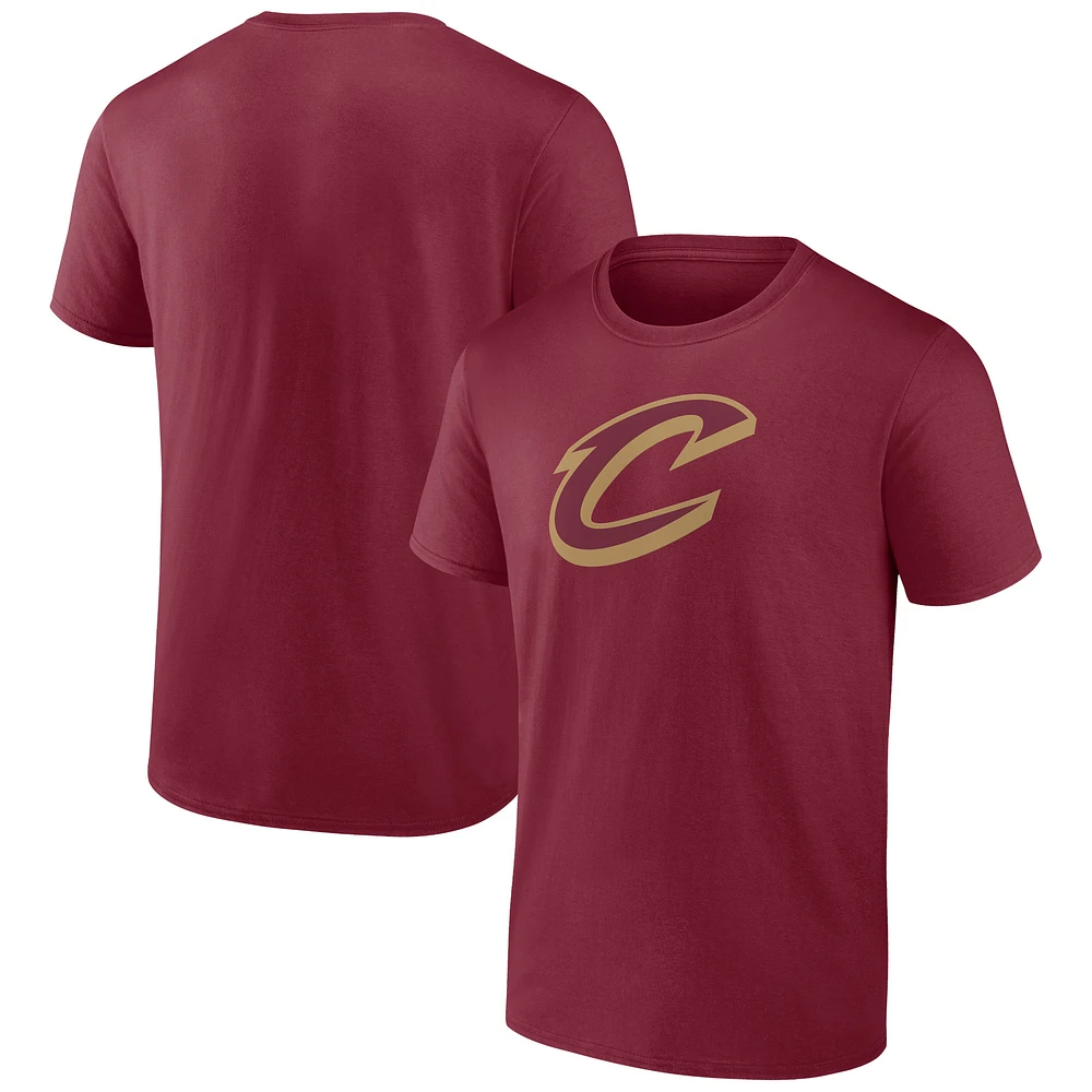 Men's Garnet Cleveland Cavaliers Logo T-Shirt