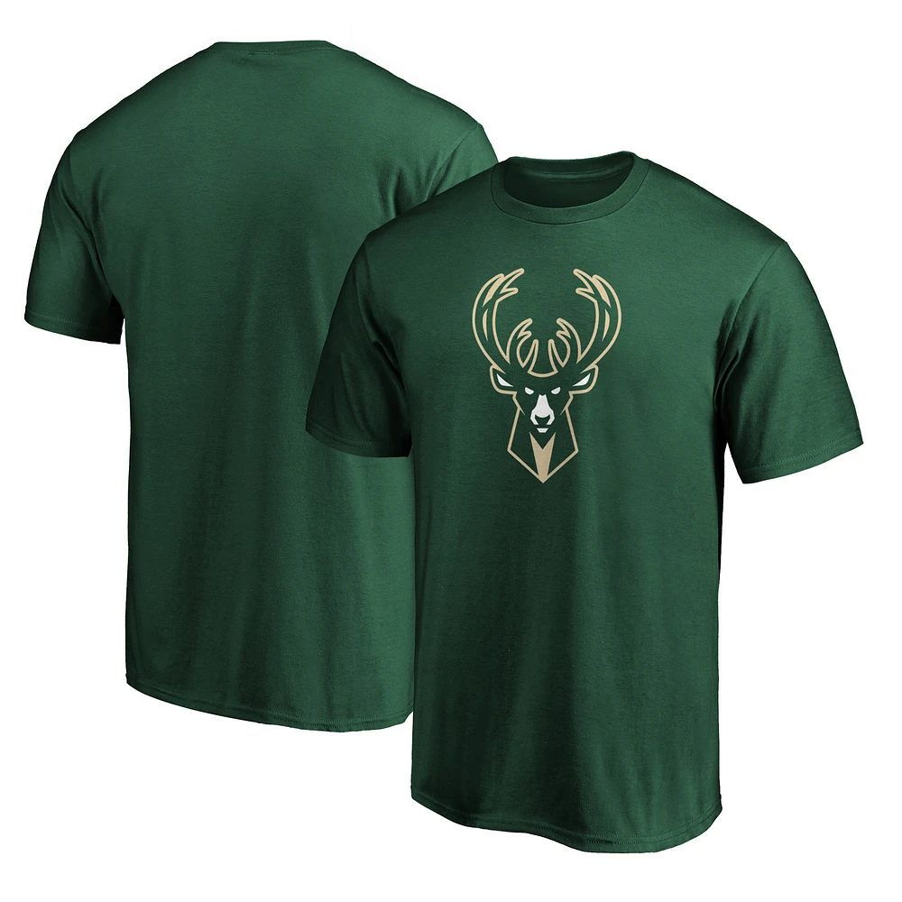 Men's Green Milwaukee Bucks Logo T-Shirt