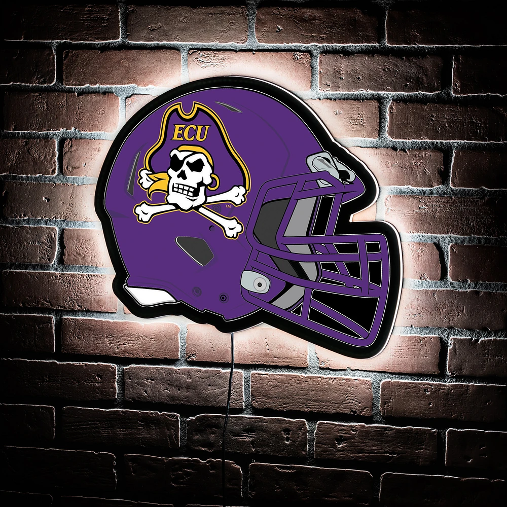 ECU Pirates LED Wall Helmet