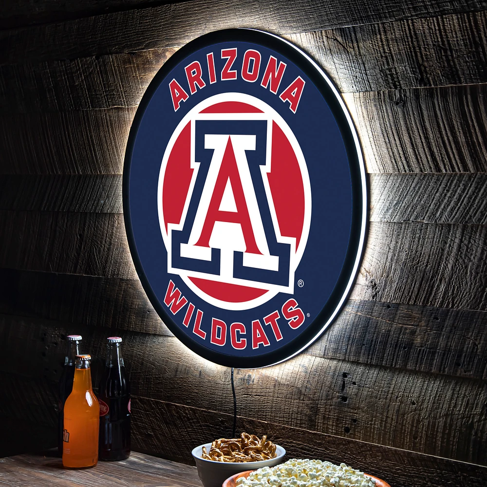 Arizona Wildcats LED XL Round Wall Décor
