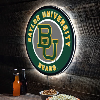 Baylor Bears LED XL Round Wall Décor