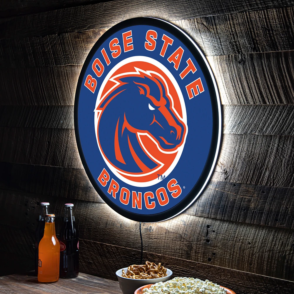 Boise State Broncos LED XL Round Wall Décor