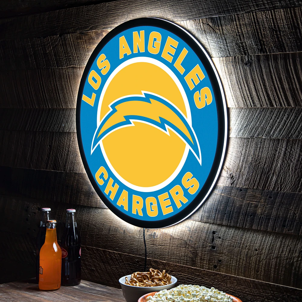 Los Angeles Chargers LED XL Round Wall Décor