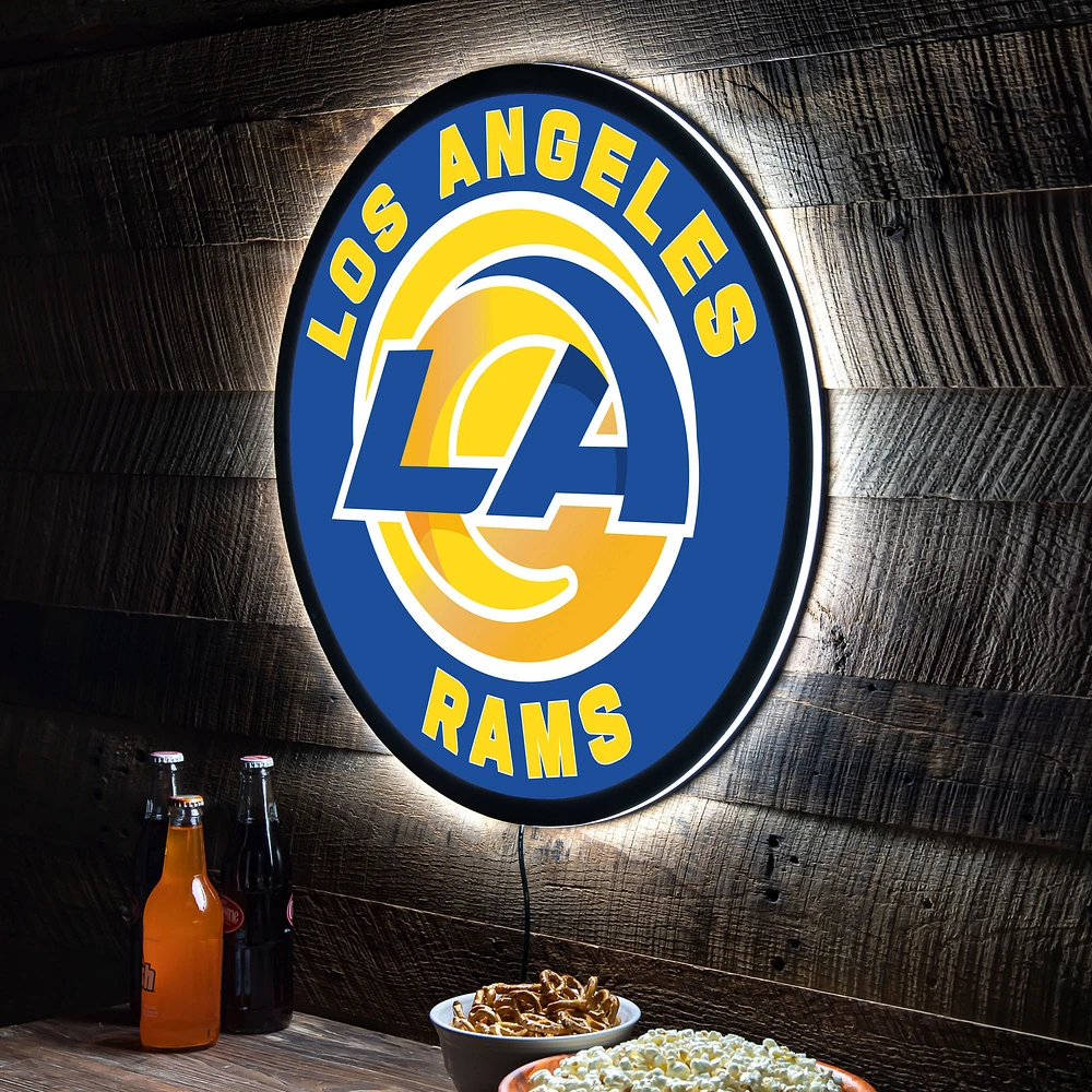 Los Angeles Rams LED XL Round Wall Décor