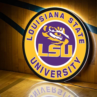 LSU Tigers LED XL Round Wall Décor