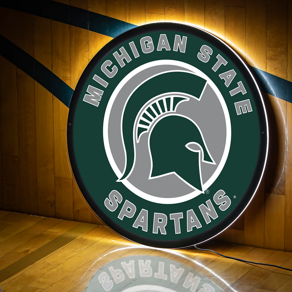 Michigan State Spartans LED XL Round Wall Décor