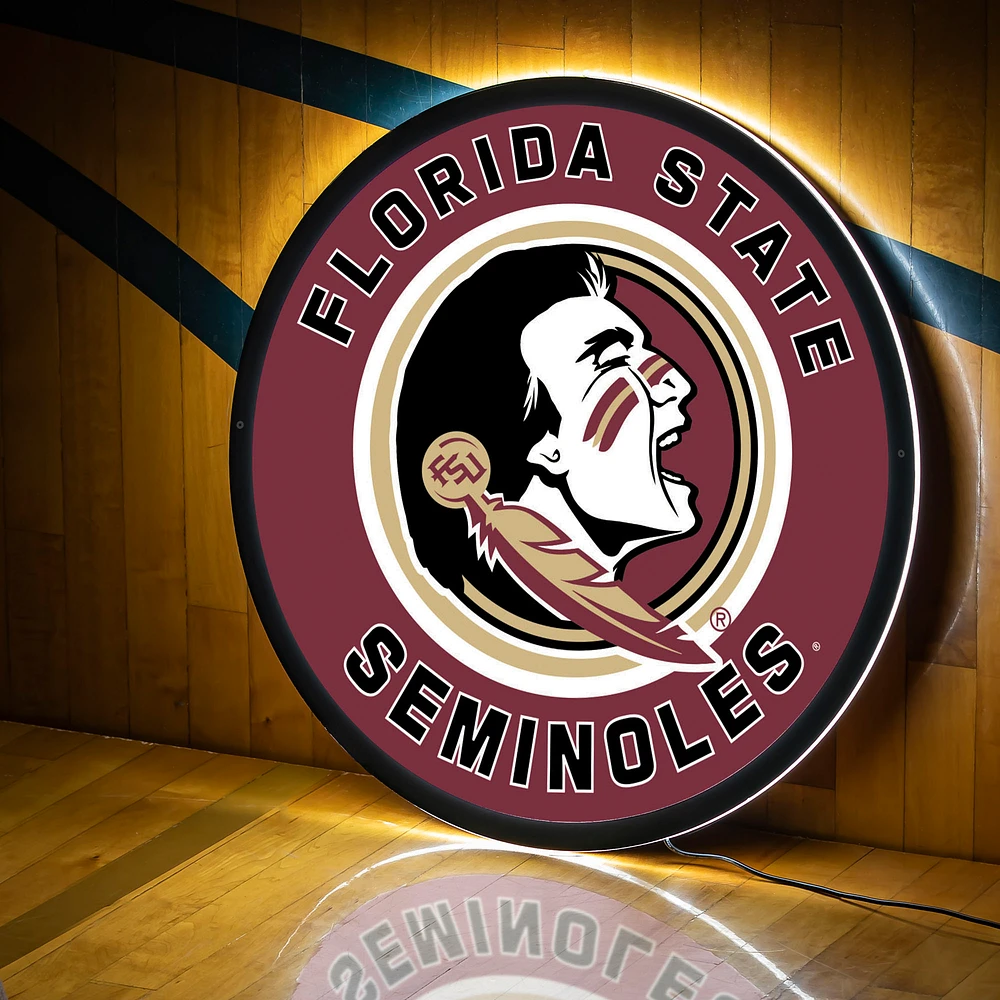 Florida State Seminoles LED XL Round Wall Décor