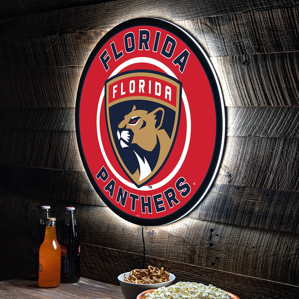 Florida Panthers LED XL Round Wall Décor