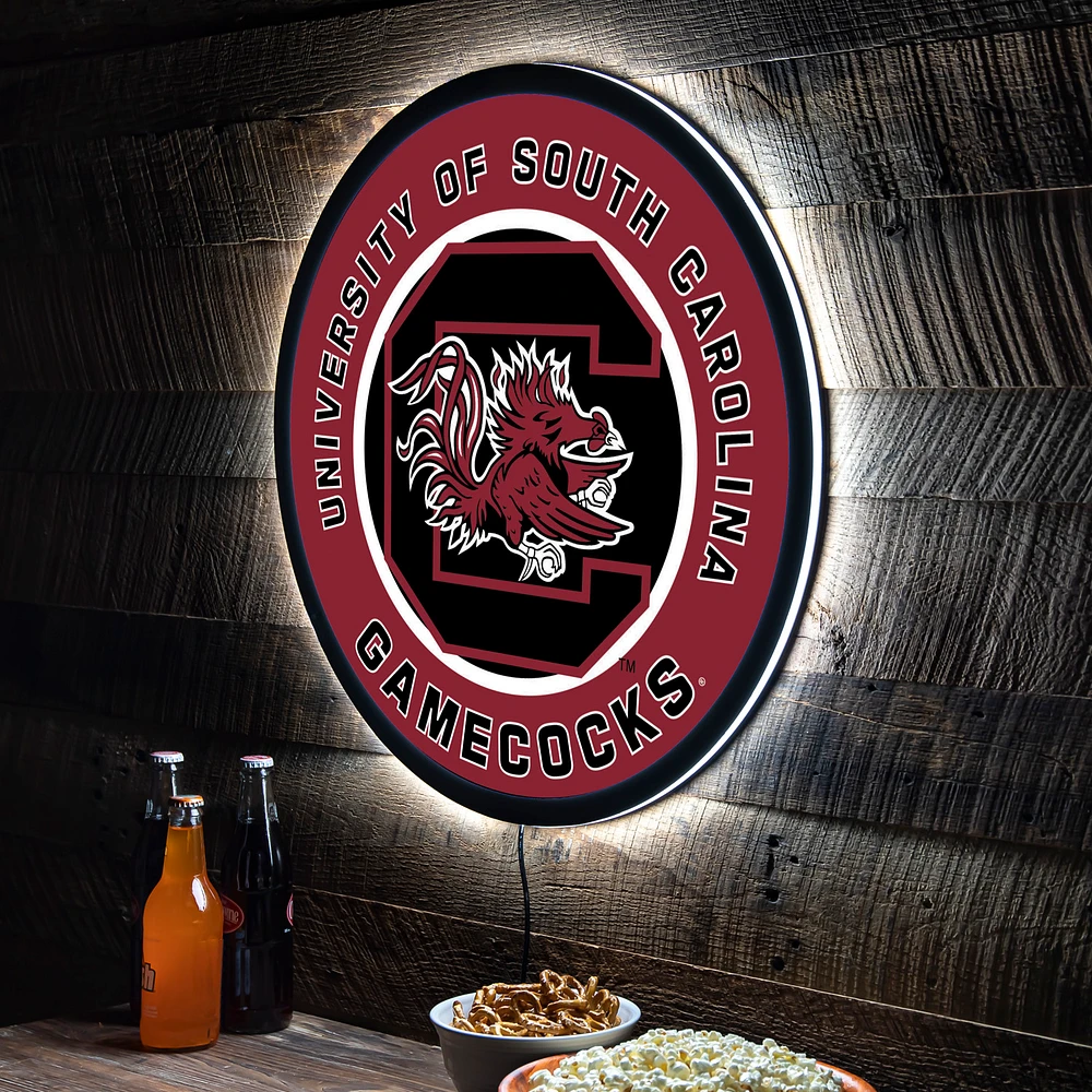 South Carolina Gamecocks LED XL Round Wall Décor