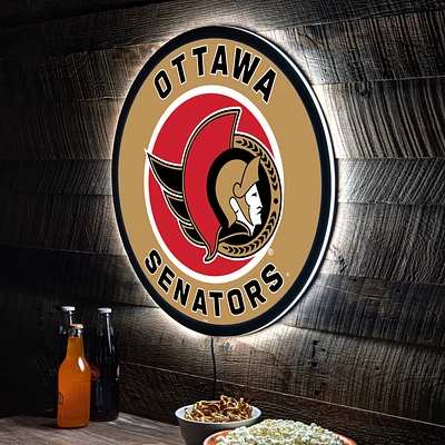 Ottawa Senators LED XL Round Wall Décor