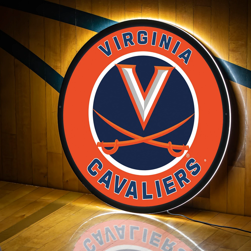 Virginia Cavaliers LED XL Round Wall Décor