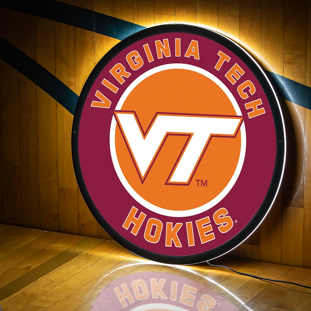 Virginia Tech Hokies LED XL Round Wall Décor