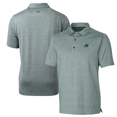 Men's Cutter & Buck Heather Green Tulane Wave Forge Stretch Polo