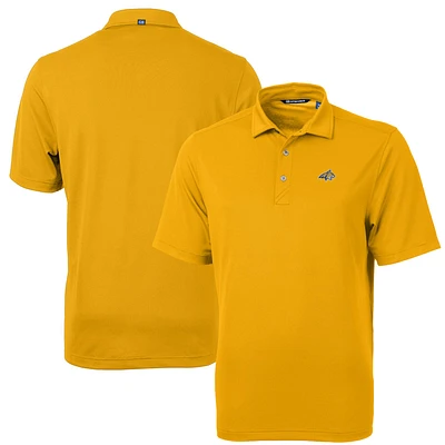 Men's Cutter & Buck Gold Montana State Bobcats Virtue Eco Pique Recycled Polo
