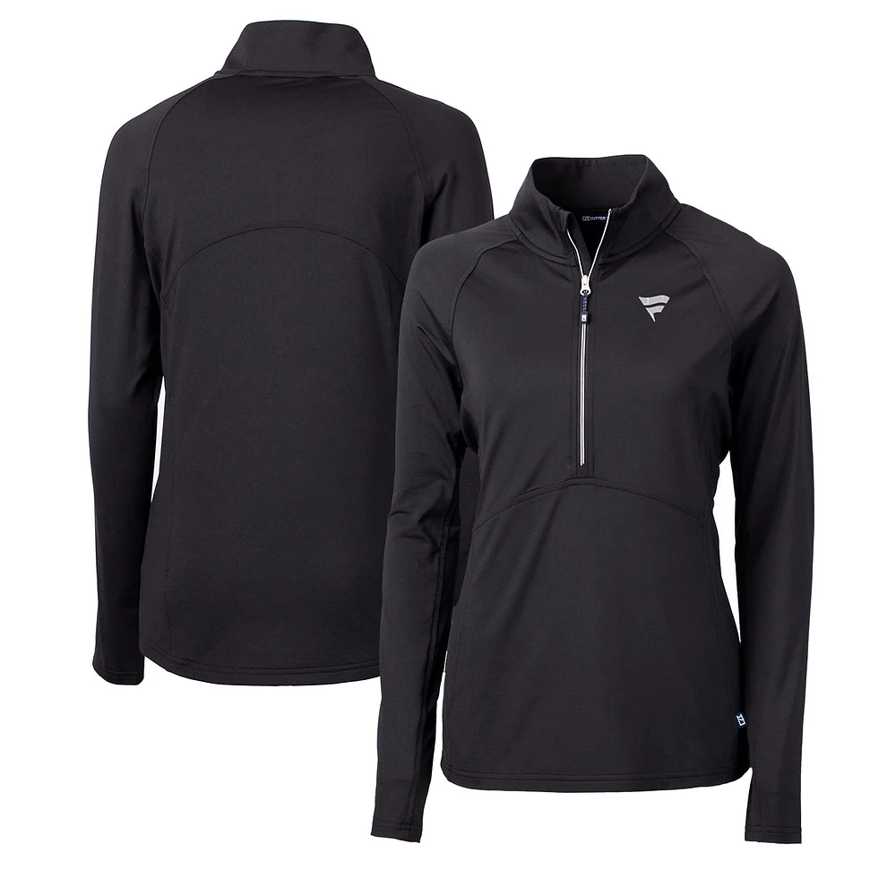 Women's Cutter & Buck Fanatics Corporate Adapt Eco Knit Stretch Recycled Half-Zip Pullover Top