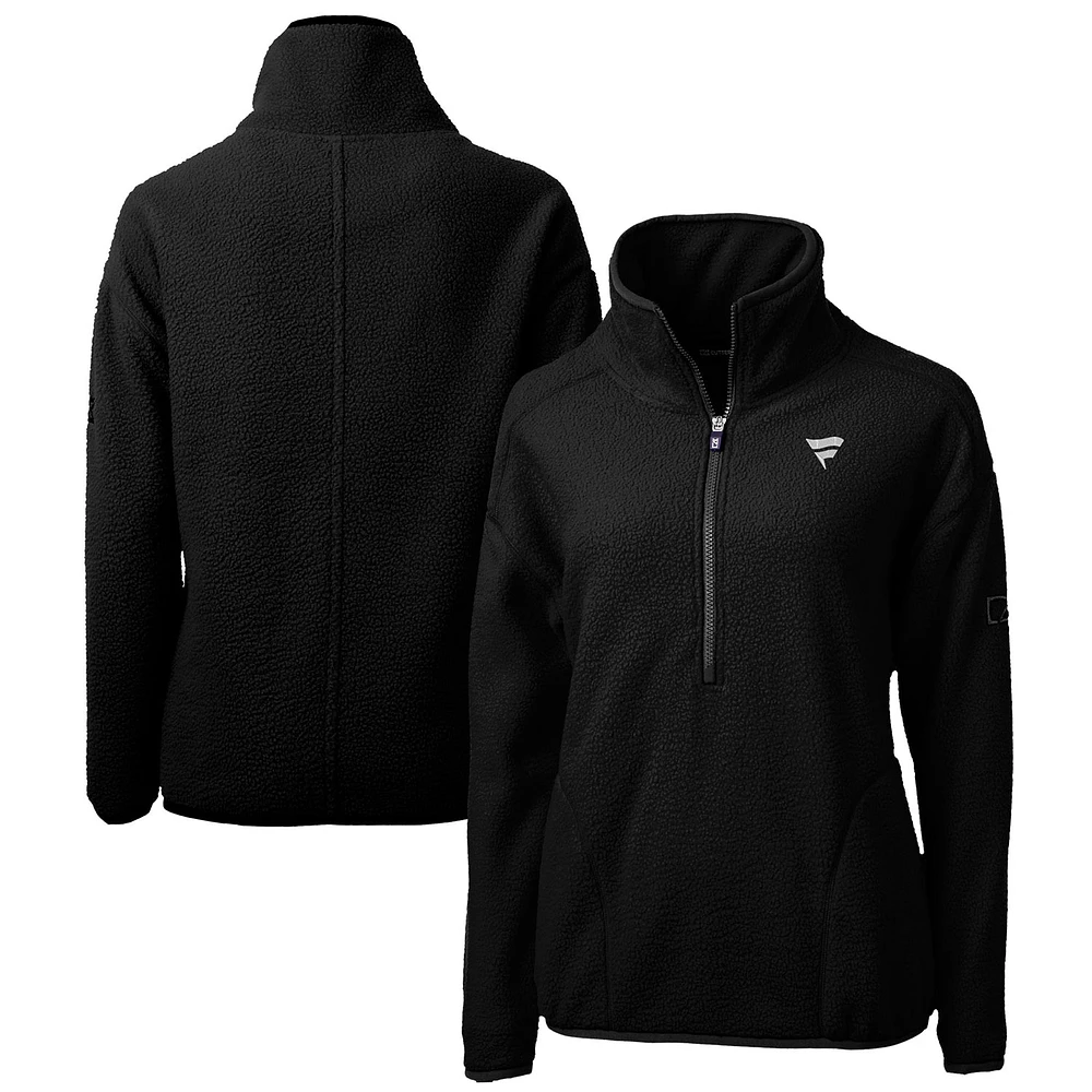 Women's Cutter & Buck Fanatics Corporate Cascade Eco Sherpa Fleece Half-Zip Pullover Jacket