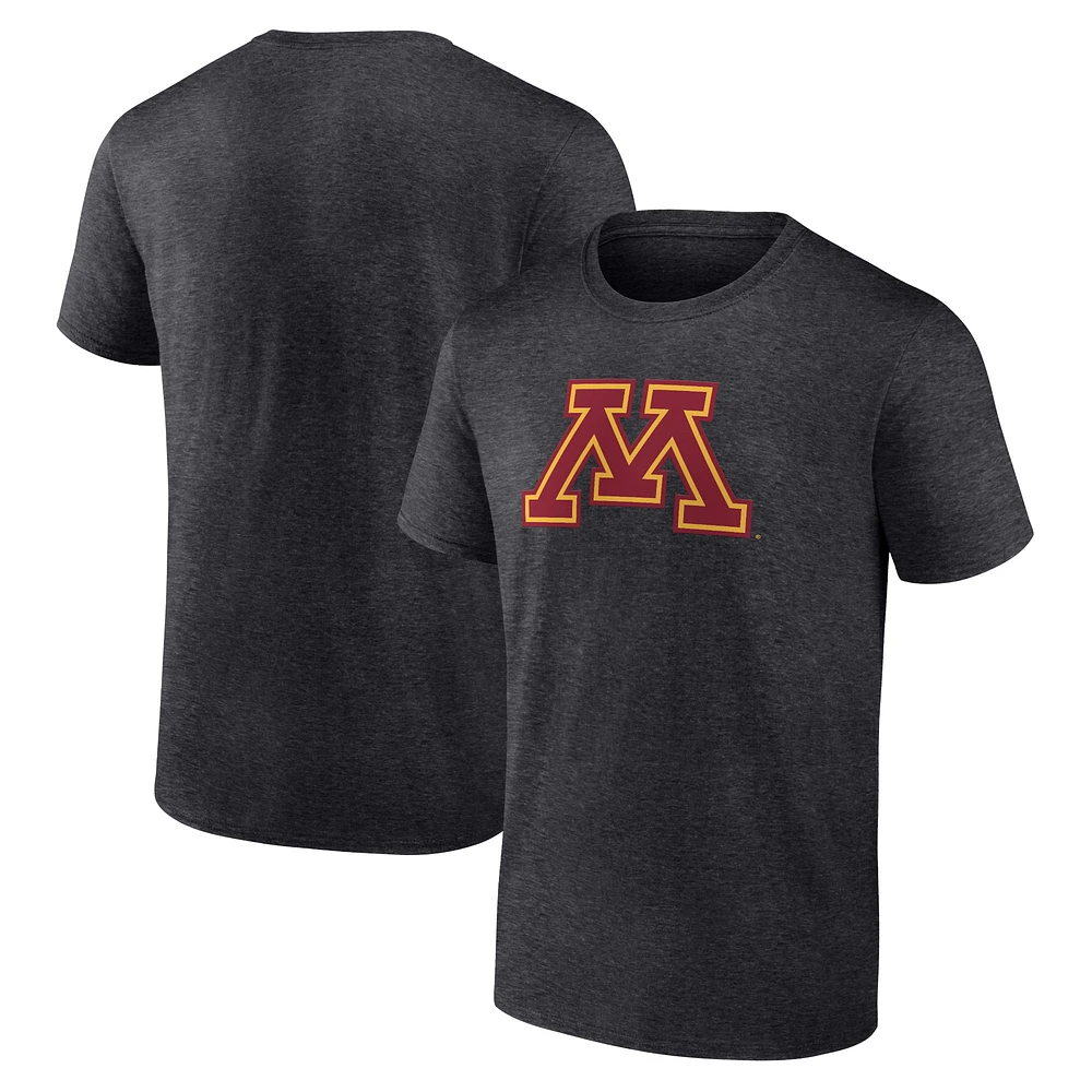 Men's Charcoal Minnesota Golden Gophers Logo T-Shirt