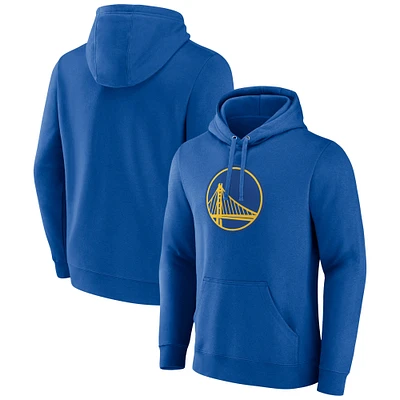 Men's Royal Golden State Warriors Alternate Logo Pullover Hoodie