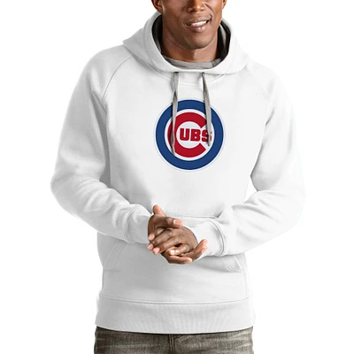 Men's Antigua Chicago Cubs Victory Pullover Team Logo Hoodie