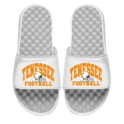 Unisex ISlide White Tennessee Volunteers Football Varsity Slide Sandals