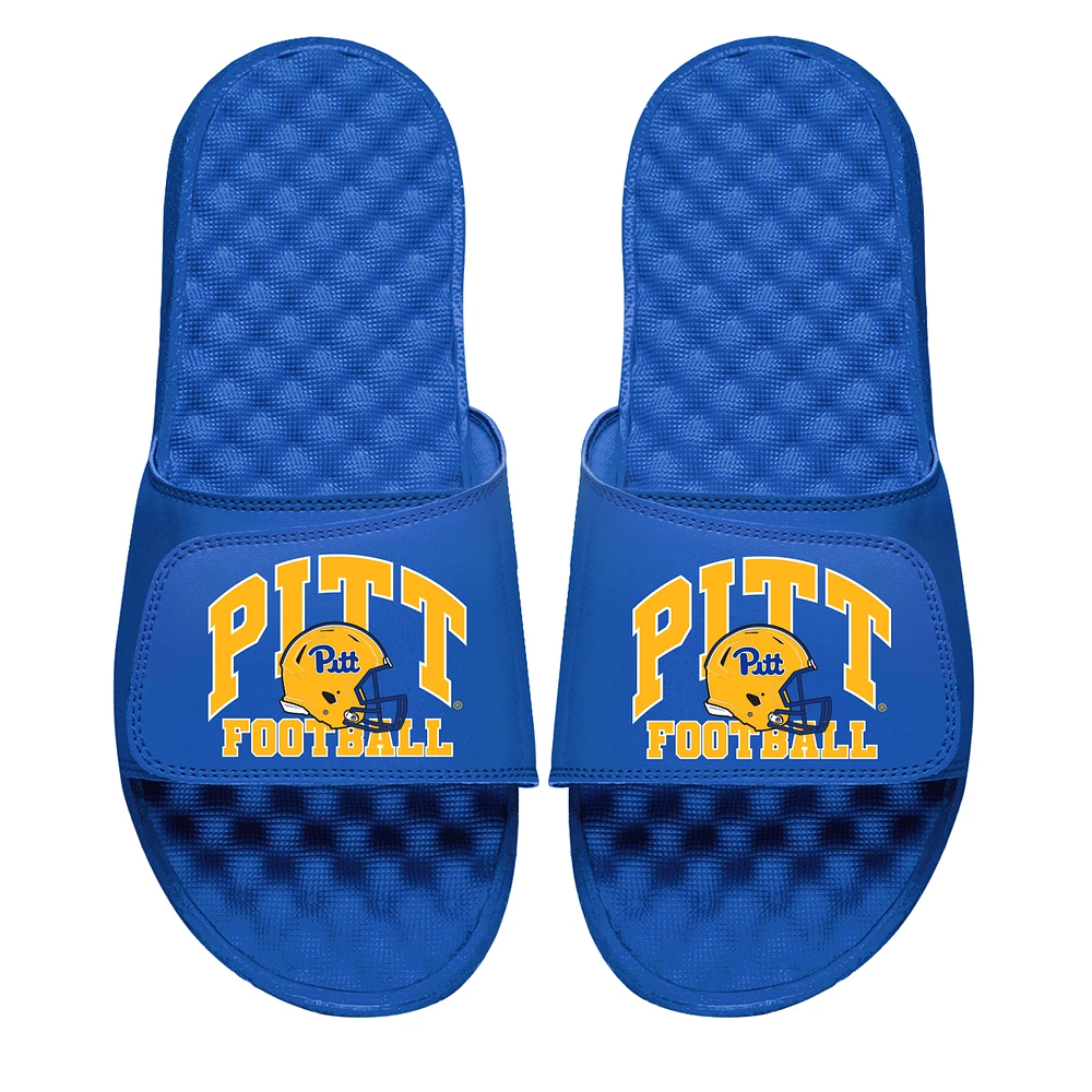 Unisex ISlide Royal Pitt Panthers Football Varsity Slide Sandals