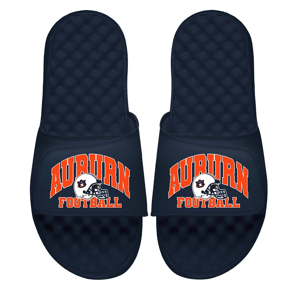 Unisex ISlide Navy Auburn Tigers Football Varsity Slide Sandals