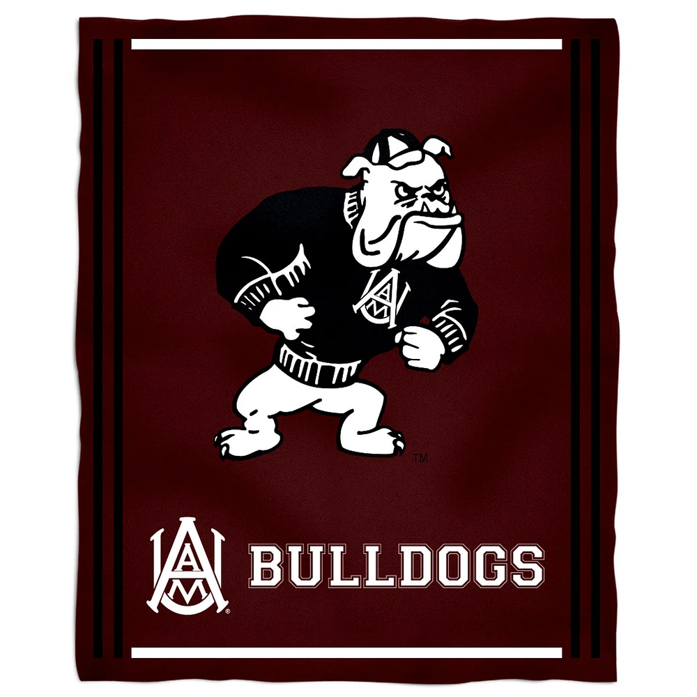 Alabama A&M Bulldogs 36'' x 48'' Children's Mascot Plush Blanket