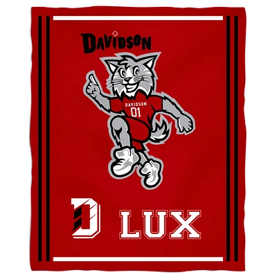 Davidson Wildcats 36'' x 48'' Children's Mascot Plush Blanket