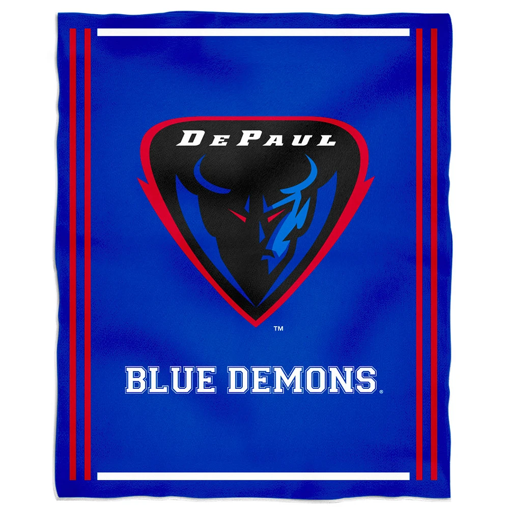 DePaul Blue Demons 36'' x 48'' Children's Mascot Plush Blanket
