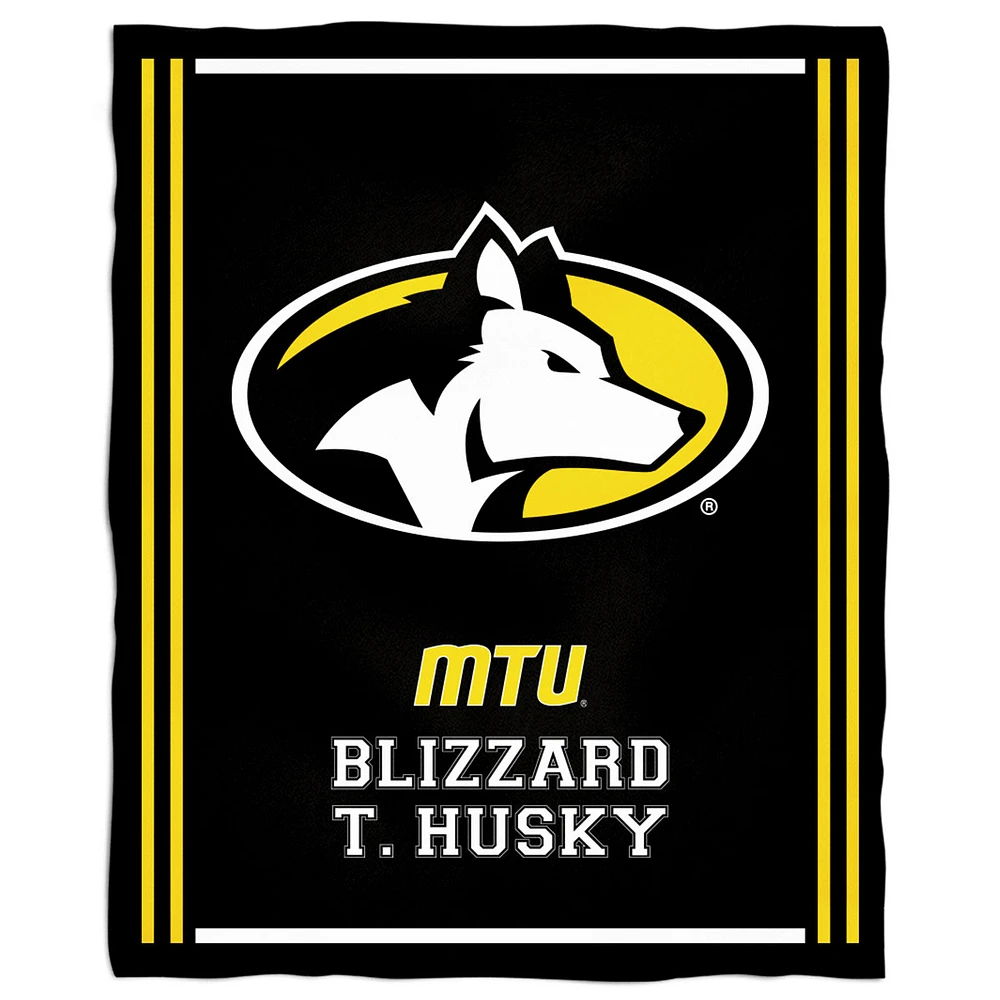 Michigan Tech Huskies 36'' x 48'' Children's Mascot Plush Blanket